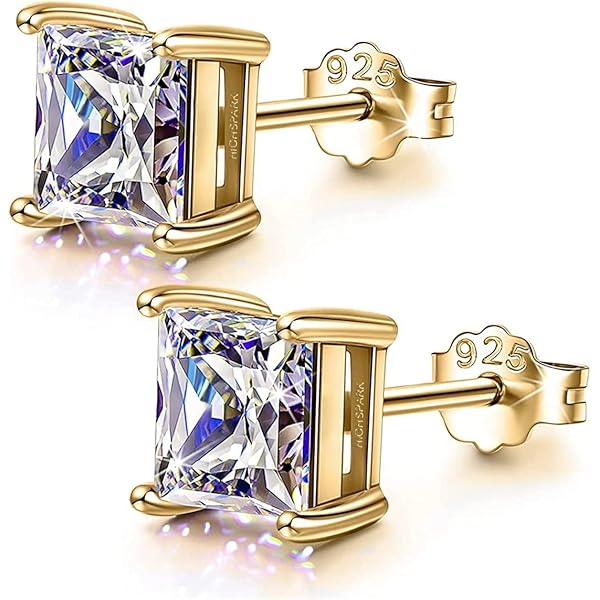 Buy PANDORA Square Sparkle 925 Sterling Silver Earring